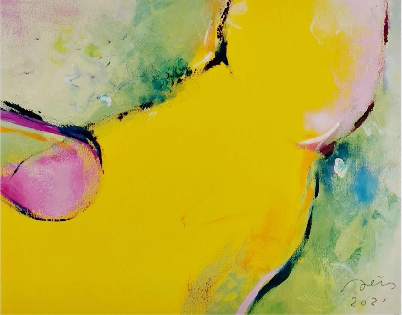 Blooming Souls 1/2 (Oil on Canvas 60 cm x 90 cm)