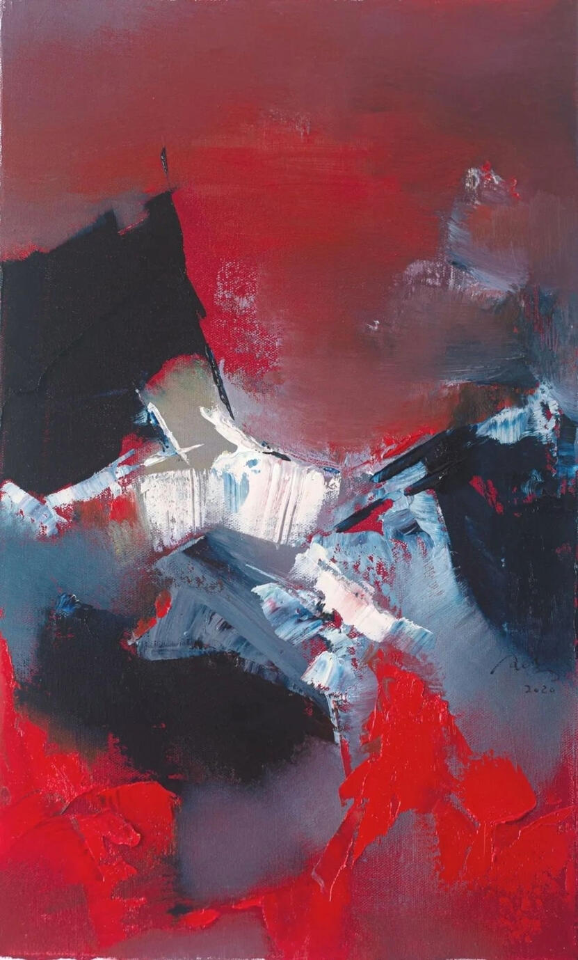 Southern Hemisphere Impression -3/7 (Oil on Canvas 30 cm x 50 cm)