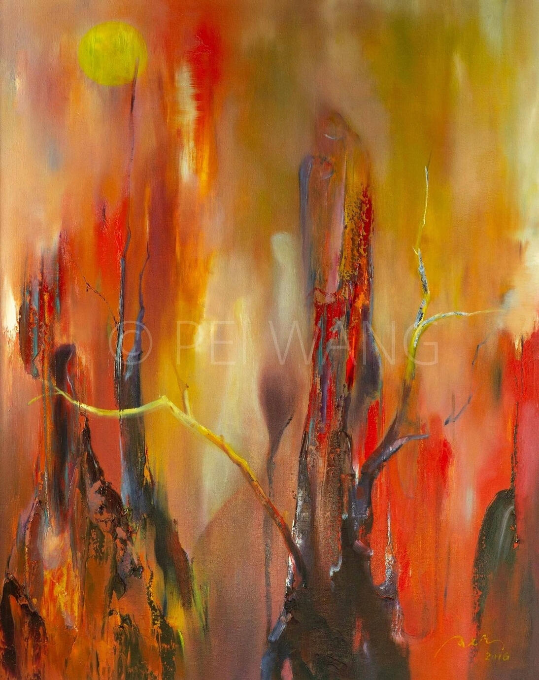 The Awakening 2/2 (Oil on Canvas 80 cm x 100 cm)